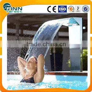 Swimming Pool Waterfall Stainless Pool Shower Equipment thumbnail-1