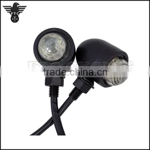 Smoke Lens Aluminum LED Winker Light Custom Motorcycle Turn Signals thumbnail-2