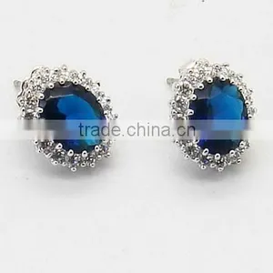 925 Silver Sappire CZ Ring Set Jewelry, Diana Ring, Kate Ring thumbnail-4