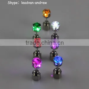 2016 Party Events Supply Novelty Light Up Earrings Colorful LED Earrings thumbnail-2
