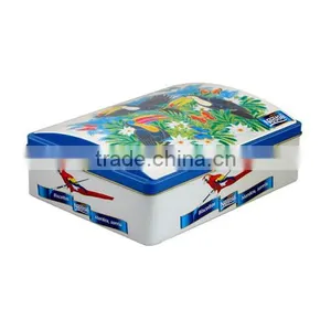Customized Exquisite House Shaped Tin Box for Food, House Shape Tin Case for Gift thumbnail-3