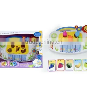 Kid Plastic Electronic Toy Organ With Light & Music(musical Instrument,piano,keyboard) thumbnail-1
