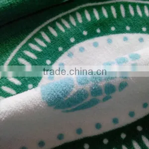 100% Cotton Green Color Special Pineapple Design Printing Beach Towel Pareo Ethnic Felling Beach Towel thumbnail-3
