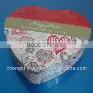 Heart Shape Chocolate Tin Box thumbnail-1