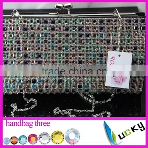 Top Quality Crystal Bags 100% Handmade Pearl Beaded Luxurious Party Bags Various Ladies Evening Handbag thumbnail-3