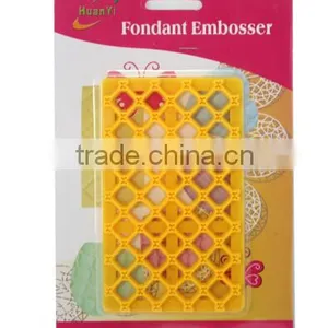 New Fondant Cake Decorating Tools Embosser Cutter Icing Embosser Mould Mold thumbnail-3