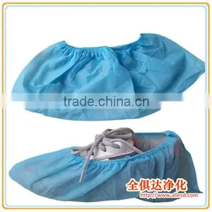 Cleanroom Blue PP Non Woven Disposable Shoe Cover thumbnail-3
