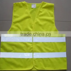 Yellow Vest Waring Uniform With Reflective Tapes Work Coveralls thumbnail-1