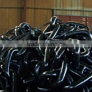 Painted Black 16mm Stud Anchor Chain thumbnail-1