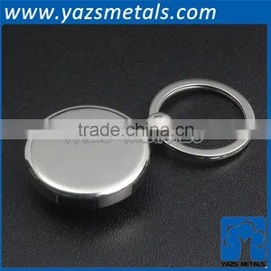 Custom Design Metal Compass Keychain Laser Logo thumbnail-2