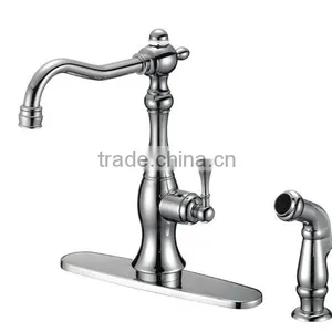Chrome Commercial Pull Down Kitchen Faucet With Spray 8662-CP thumbnail-1