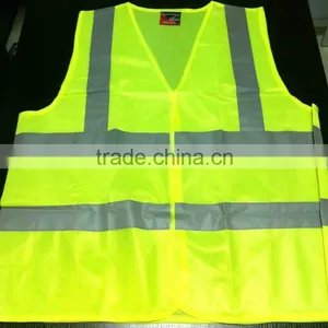 hi Vis Yellow Reflective Vest thumbnail-1