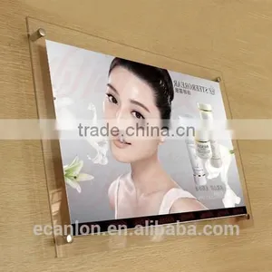 Wall Mounted Clear Acrylic a4 Plastic Poster Frame thumbnail-1