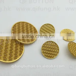 Free Sample 26L Christmas Gold Metal Sewing Button Shank Buttons thumbnail-1