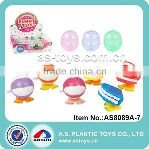 Hot Selling Super Funny Jump Teeth Plastic Wind Up Toys thumbnail-1