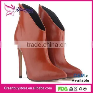 2015 High Quality Europen Style Women High Heel Boots For Autumn Winter Personality Short Boots thumbnail-2