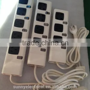 New Design High Quality 3 Core Electric Power Extension Sockets Outlet,UK, Multi,EU thumbnail-3