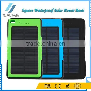 Square Solar Powerbank Waterproof Charger 4000mAh for IPhone Smart Phone thumbnail-6