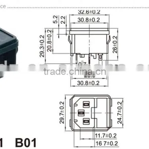 AS-03 Industrial Power Socket,10a dc Power Connector,connector for dc Motor thumbnail-3
