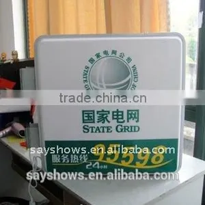 Square Double Sided Acrylic Light Box thumbnail-2