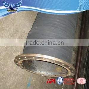 Large Diameter Rubber Water Suction and Discharge Hose With Flange thumbnail-1