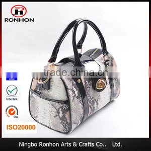 2016 Trency Snakeskin Leather Bag, Fashion Hand Bag thumbnail-2