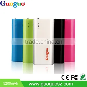 Top Selling Mobile Phone Rechargeable Power Bank 5200mAh for IPhone and Samsung thumbnail-2