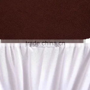 TPU Laminated Waterproof Brown Queen Polar Fleece Fitted Sheets thumbnail-4