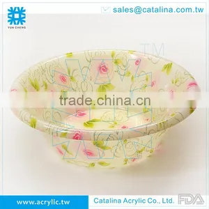 Handmade Acrylic Plastic Bathroom Basin thumbnail-5