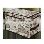NEWEST Europe Textile Organizer Non Woven Storage Box With Lid thumbnail-1