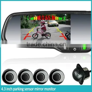 4.3 Inch Digital Parking Sensor Rearview Mirror Monitor With and Camera Economical Mirror thumbnail-1