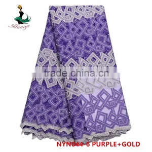 2016 Haniye African Accessories Tulle Lace Fabric For Women Dress/NYN44 thumbnail-3