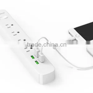 2015 HOT SALE ORICO OEM ODPC-4A4U Surge Protector With Smart USB Charger Power Strip thumbnail-2