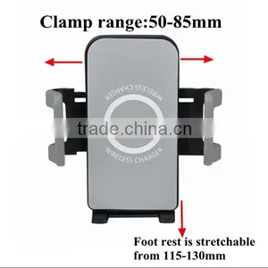 360 Degree Rotatable Gooseneck Windshield Car Holder Wireless Charger for 3.5-5.8 Inch Smart Phone thumbnail-3