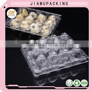 12/24holes Plastic Clear Quail Egg Tray thumbnail-1