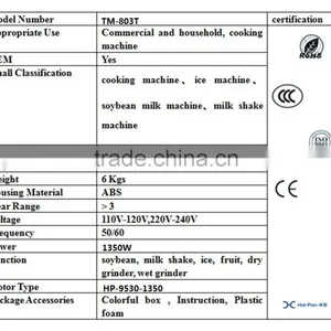 2015 Commercial Blender With Low Price Vacuum Meat Blender thumbnail-6