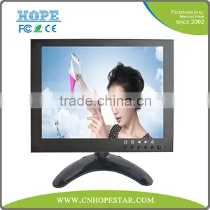 Square Size Wall Mount Desktop 8inch Wholesale 12 Volt dc Lcd Monitor thumbnail-1