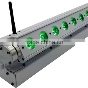 Event Lighting 5in1 RGBWA 9*15w Rechargeable Wireless DMX Battery Powered LED Wall Washer Light thumbnail-3