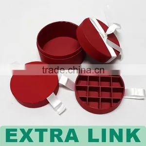 Paper Red Tube for Gift Box Packaging With Custom Printed thumbnail-3