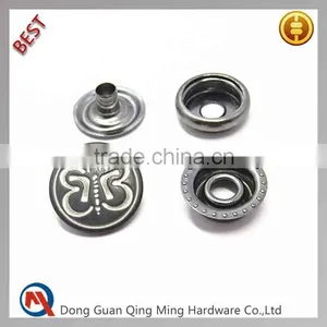 Custom 15mm Metal Snap Button For Babies Clothing thumbnail-1