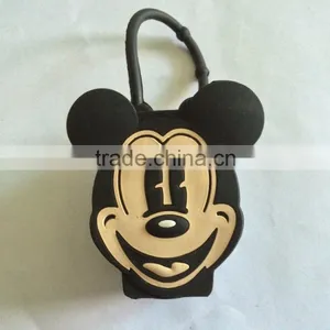 2016 Silicone Cartoon Mickey Mouse Key Ring Gift Party Favors-key Holder thumbnail-1