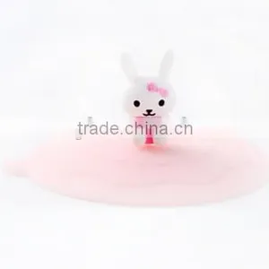 Cute Cartoon Leak Proof Soft Hello Kitty Silicone Coffee Cup Lid thumbnail-1