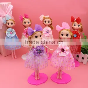 Wholesale Online Shop Mobile Phone Chain Cutom Size 18cm 26cm Barbie Wedding Dress Ddung Dolls Pendant Plastic Key Chain thumbnail-6