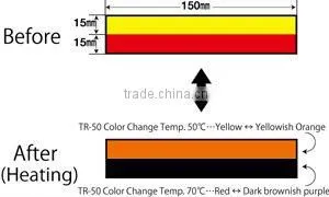 Color Changing Reverse Sensor Label / 50 and 70 Deg.C thumbnail-1