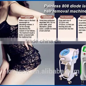 CE ISO13485 Approved Portable Permanent Hair Removal Diodel Aser Medical Aesthetics Equipment With Video Training thumbnail-1