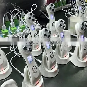 Mini Home Use Facial Beauty Device 6 Color Ultrasonic Led Lights Photon Face Massager thumbnail-5