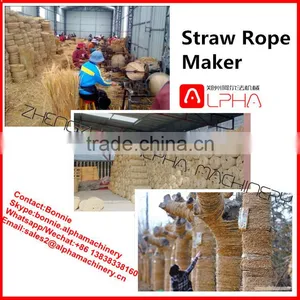 Neweek Farm Use Electric Semi-automatic Straw Rope Braiding Making Machine thumbnail-5