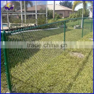 Good Quality PVC Coated Chain Link Road Fence thumbnail-2