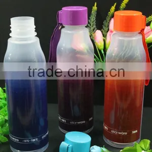 Colorful Plastic Water Tumblers With Lid and Handle/ Travel Plastic 700ml Colorful Tumbler With Handle and Lid. BPA FREE! thumbnail-2