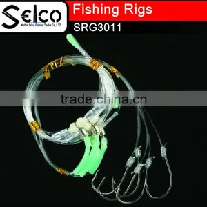 Carp Fishing Sabiki Fishing Rigs 4.5cm Glitter Colorful Eel Tube With Feather thumbnail-4